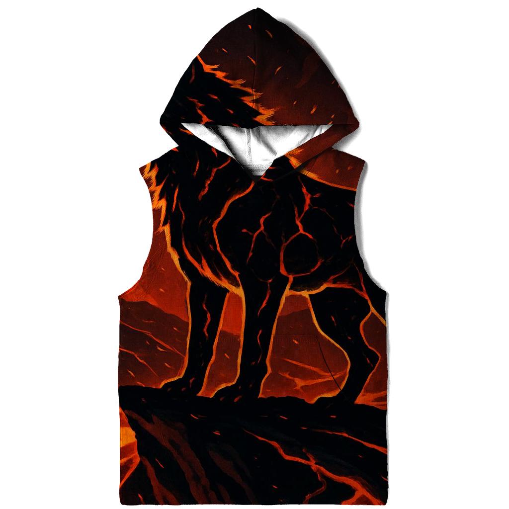 Volcanic Ember Alpha embroidered hoodies
