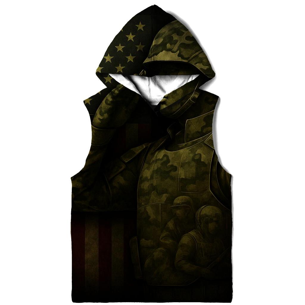 Camouflage Of Courage zip-up hoodies