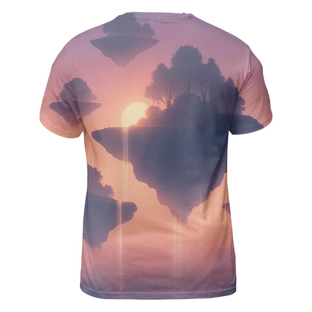 Dusk Over Floating Isles custom all-over print shirts