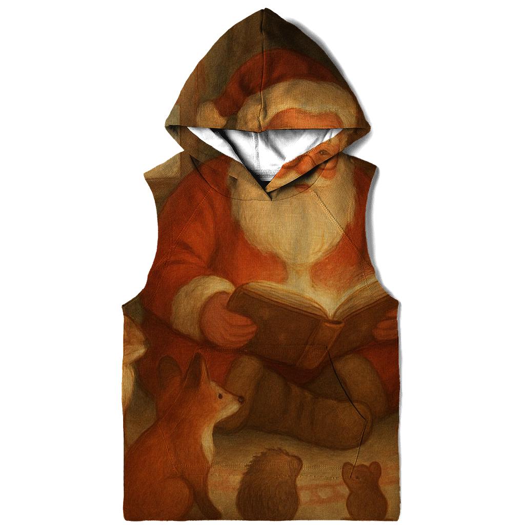 Cozy Fireplace Santa Storytime hoodie trends