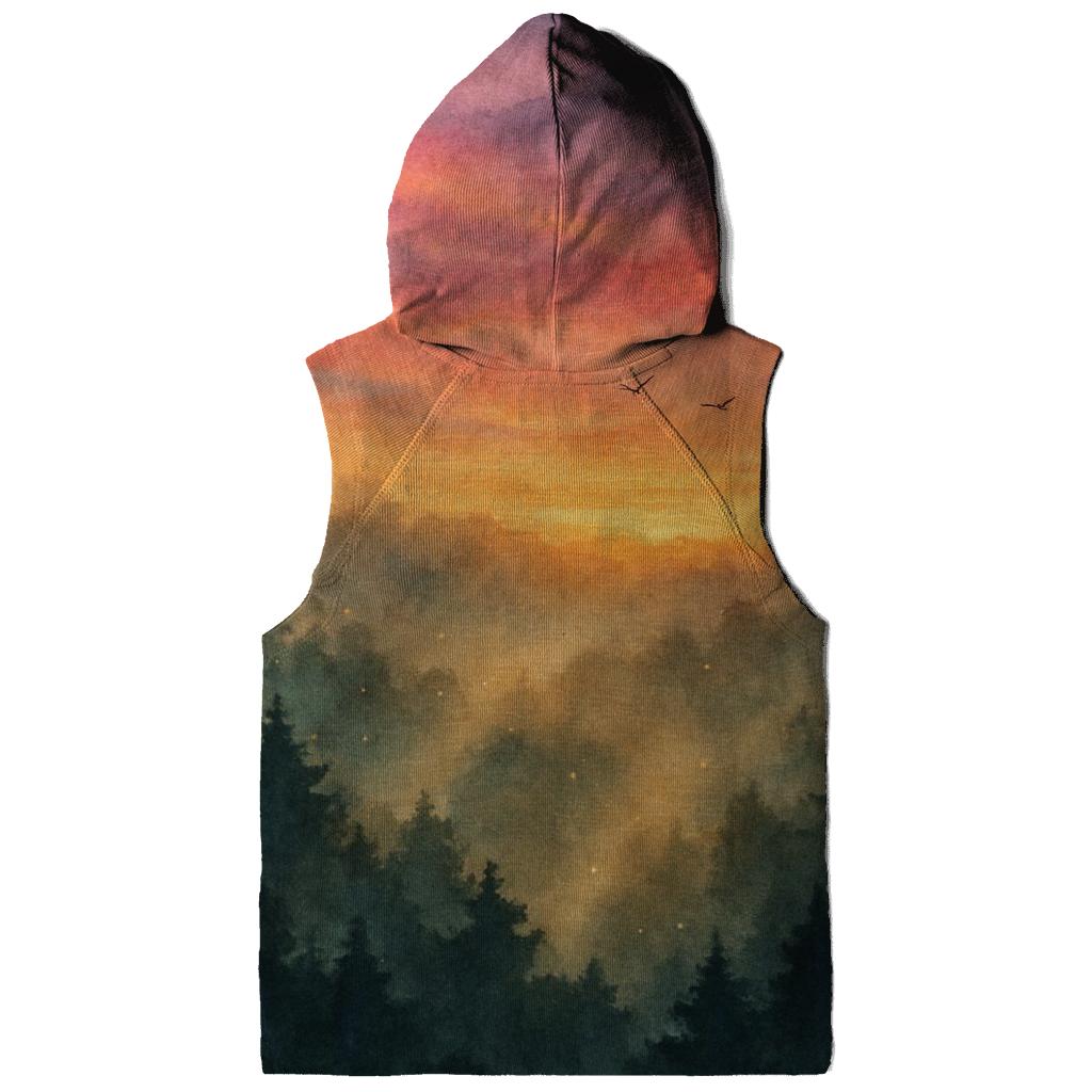 Forest Canopy Ember Sky custom hoodies