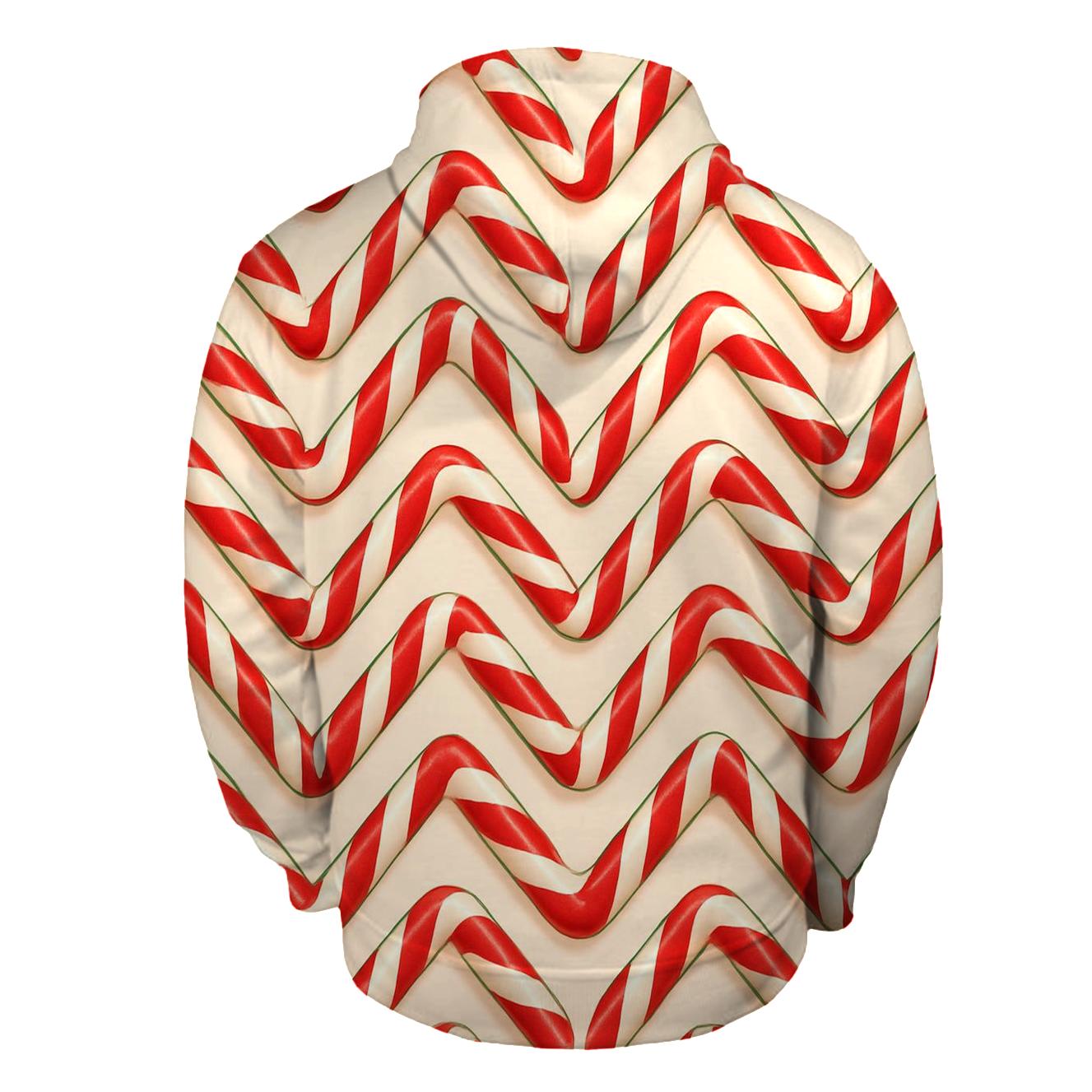 Candy Cane Chevron Parade pullover hoodies