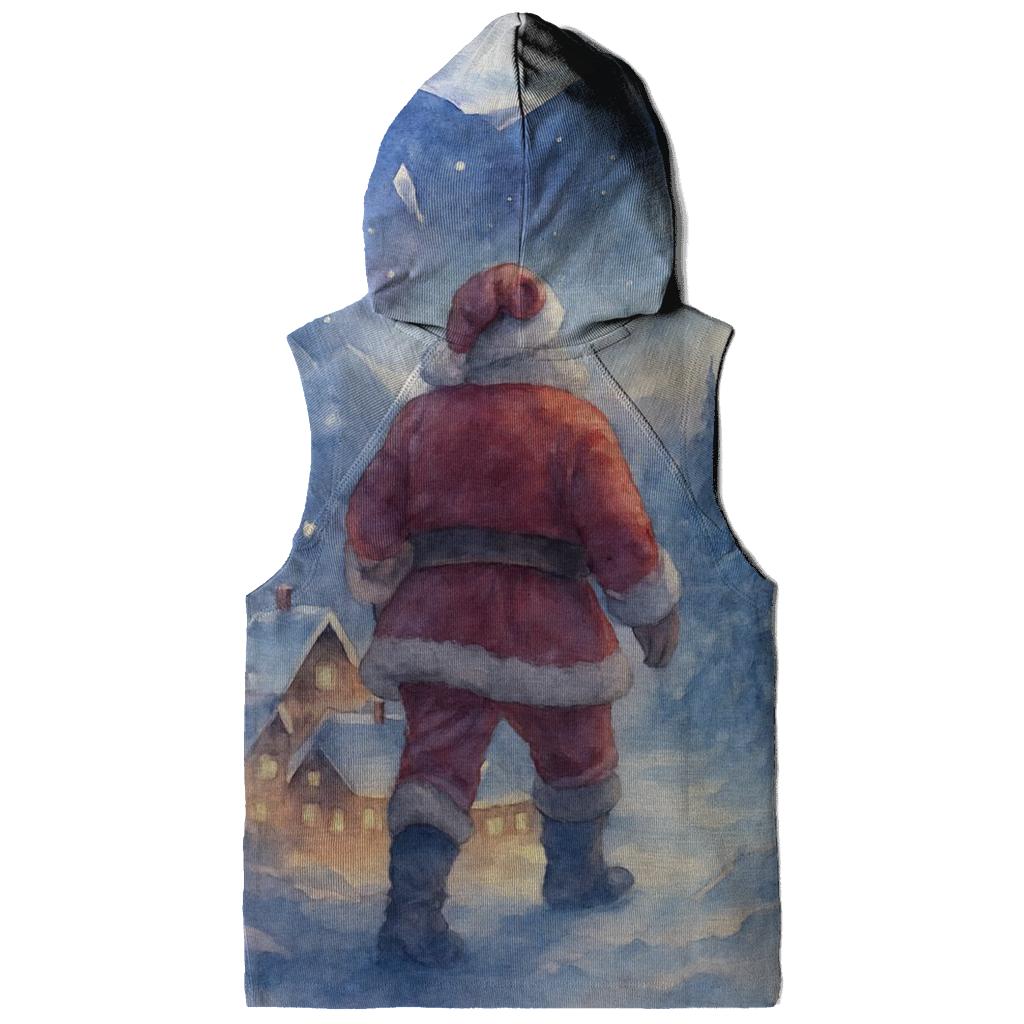 Snow Globe Dimension Santa hoodie styles