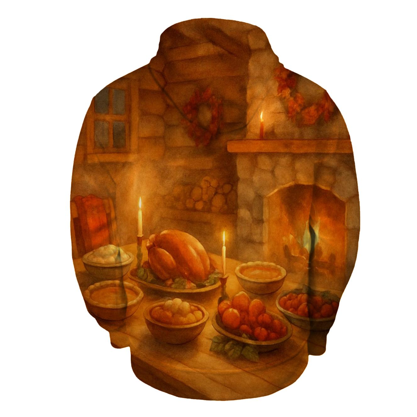 Cabin Hearth Thanksgiving Dream designer hoodies