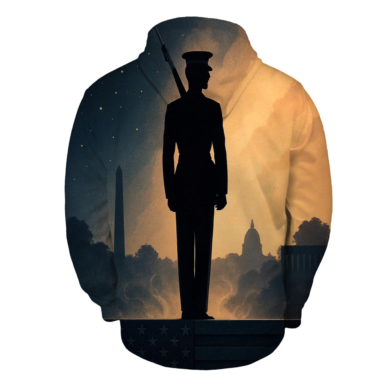 Silent Watch At The Wall zip-up hoodies