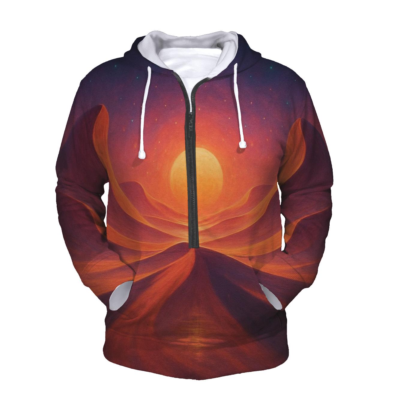 Celestial Sand Dune Sundown hoodie designs