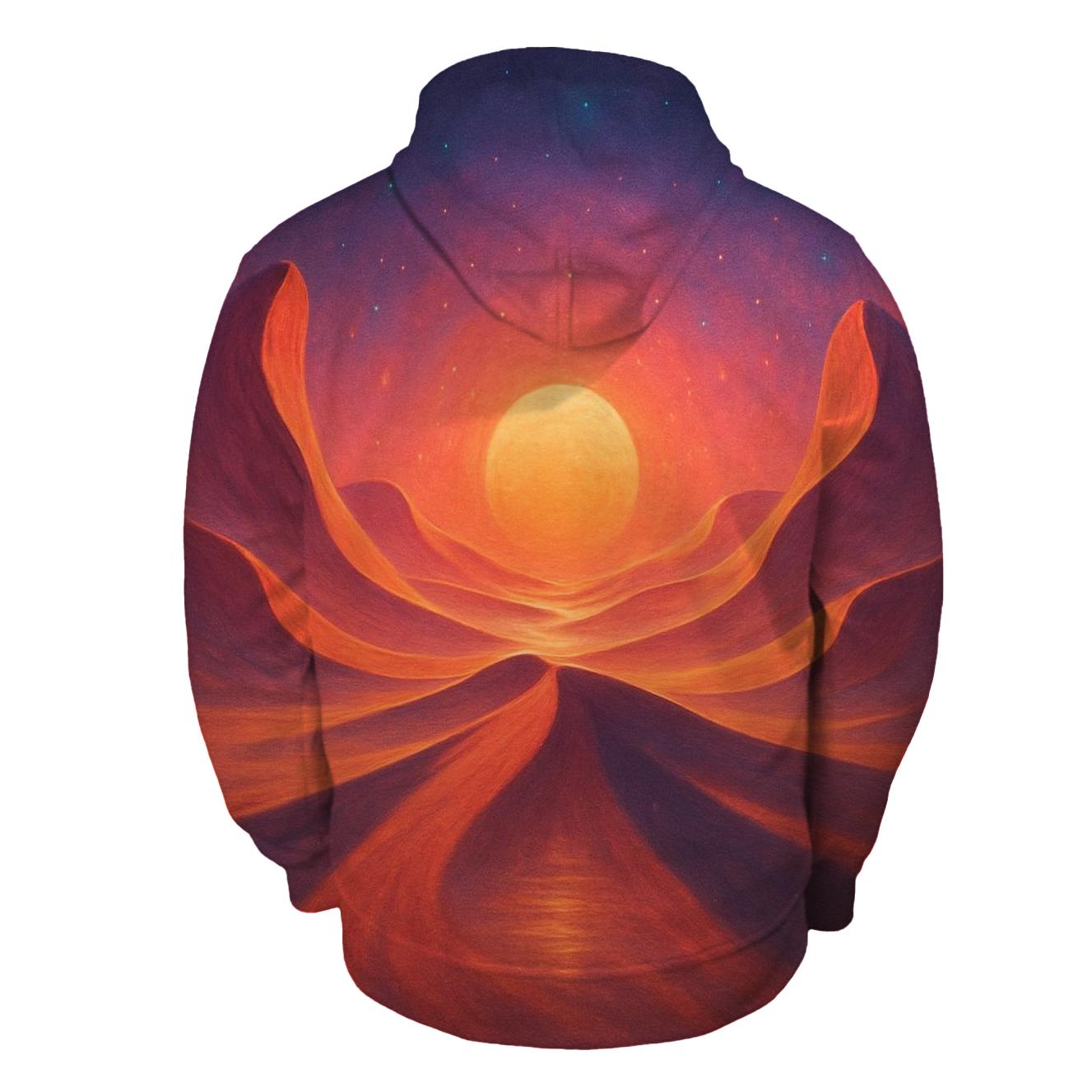 Celestial Sand Dune Sundown hoodie designs