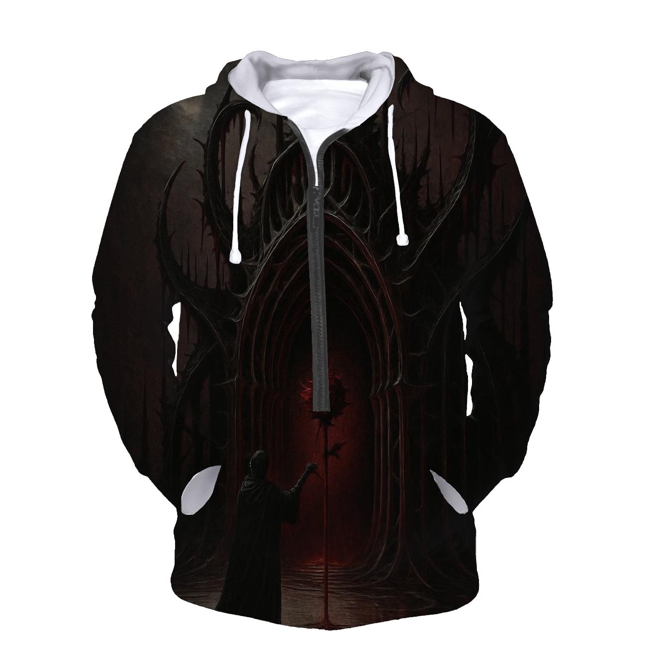 Cathedral Of Thorns And Blood heavyweight hoodies