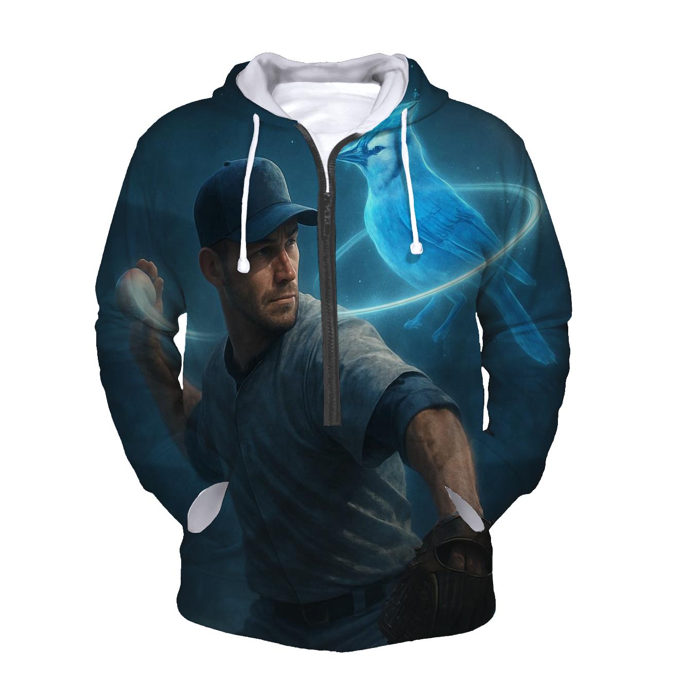 Orbital Curve Dance Blue Jays Classic zip-up hoodies