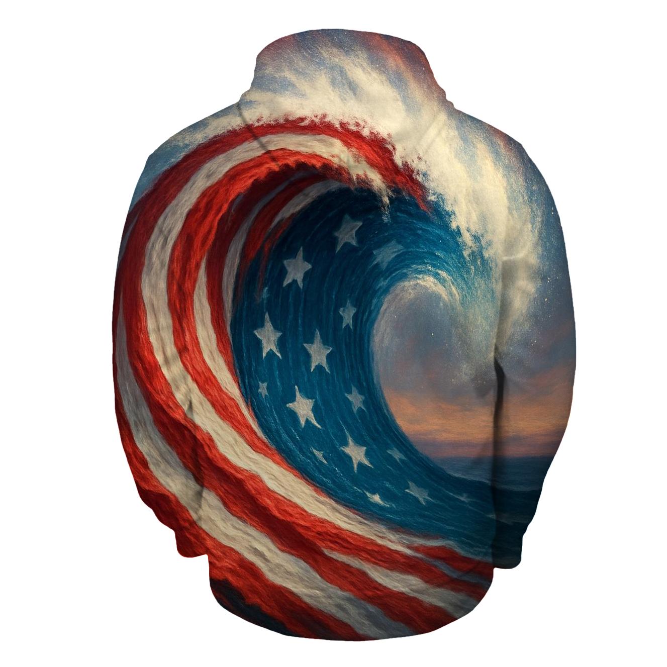 Ocean Currents Of Freedom designer hoodies