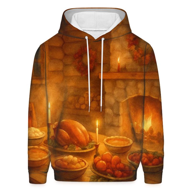 Cabin Hearth Thanksgiving Dream hoodies fashion