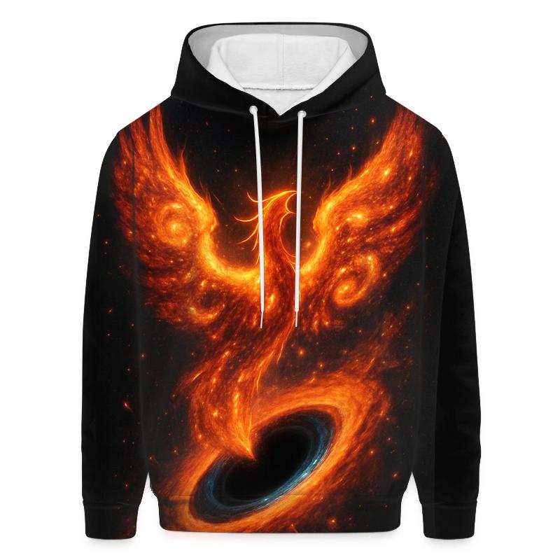 Phoenix Galaxy Reborn From A Black Hole hoodies fashion