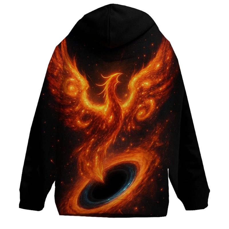 Phoenix Galaxy Reborn From A Black Hole hoodies fashion