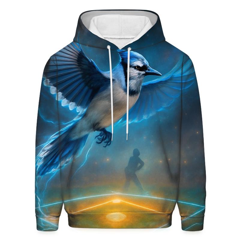 Nebula Diamond With Blue Jays Flight hoodies fashion