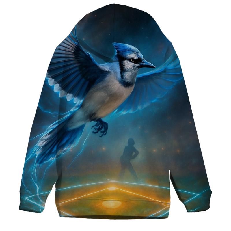 Nebula Diamond With Blue Jays Flight hoodies fashion