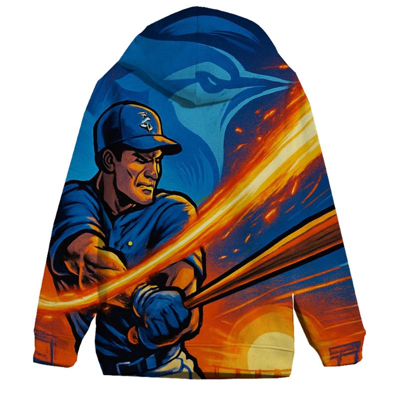 Solar Arc Slugger Blue Jays zip-up hoodies