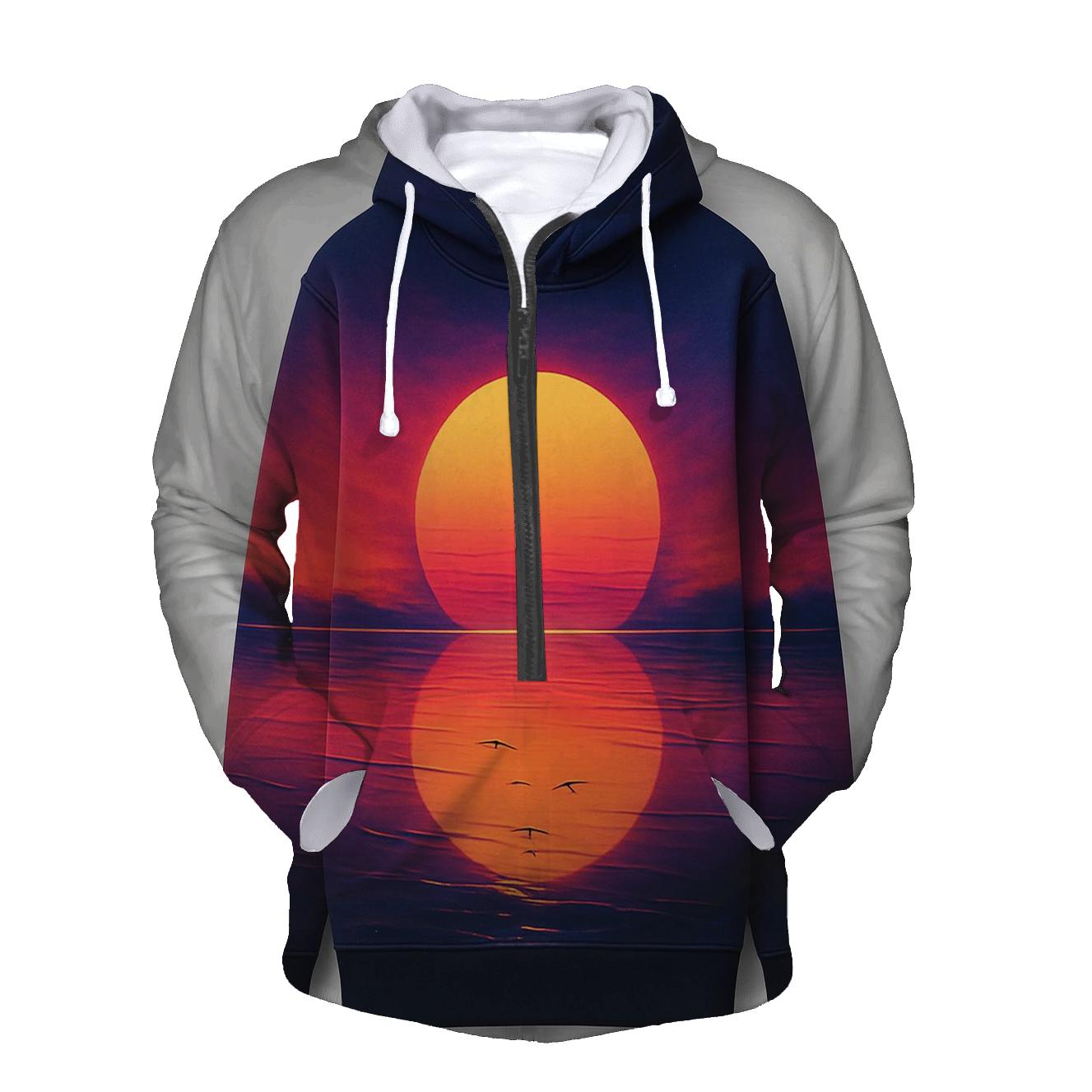 Tidal Mirror Twilight heavyweight hoodies