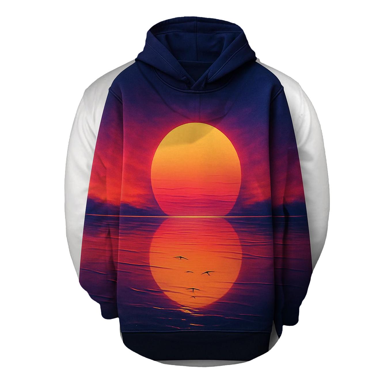 Tidal Mirror Twilight heavyweight hoodies
