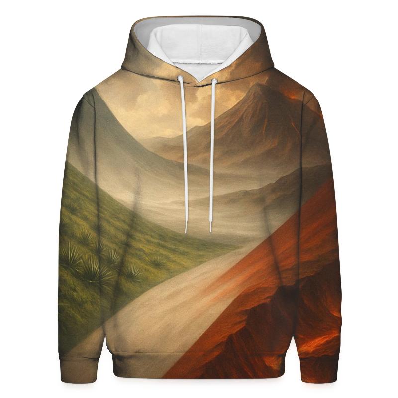 Mexican Flag Volcanic Valley Morph custom hoodies