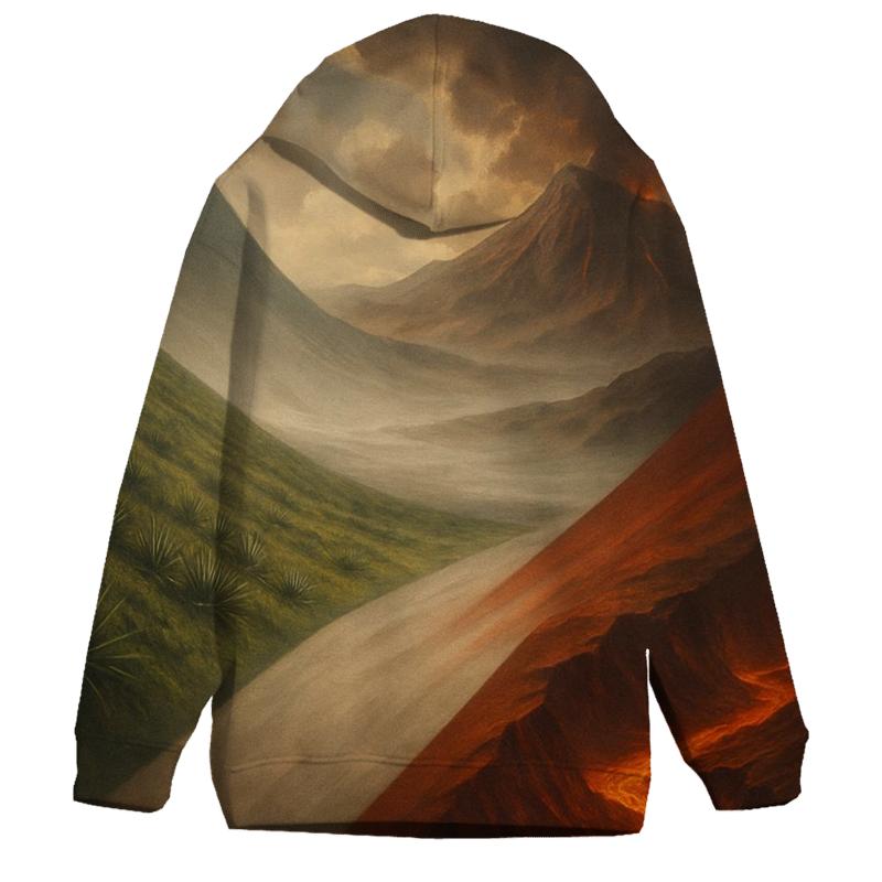 Mexican Flag Volcanic Valley Morph custom hoodies