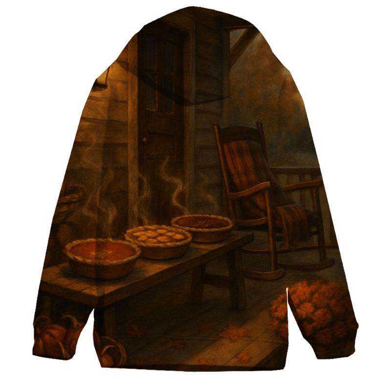 Autumn Porch Pie Gathering lightweight hoodies