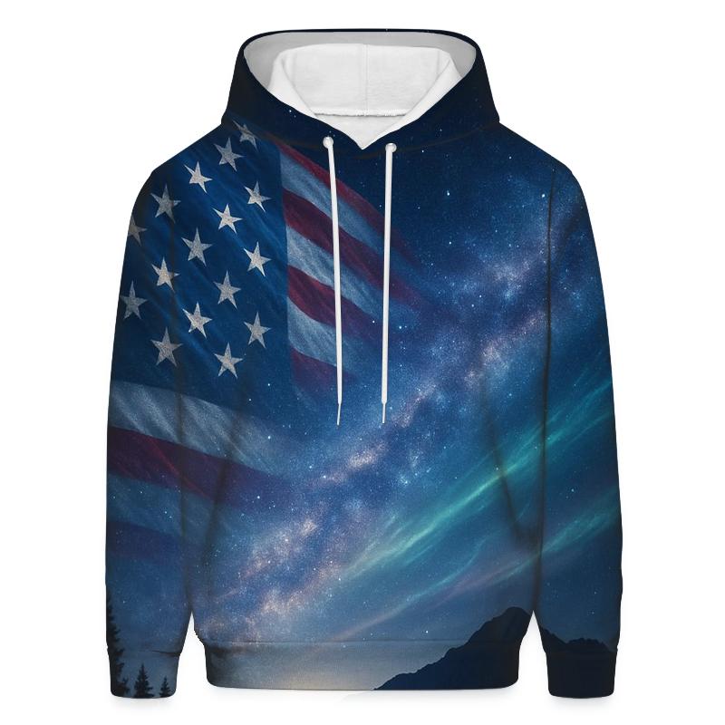 Celestial Stripes Horizon lightweight hoodies