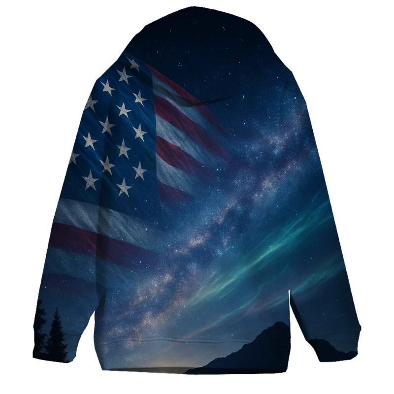 Celestial Stripes Horizon lightweight hoodies