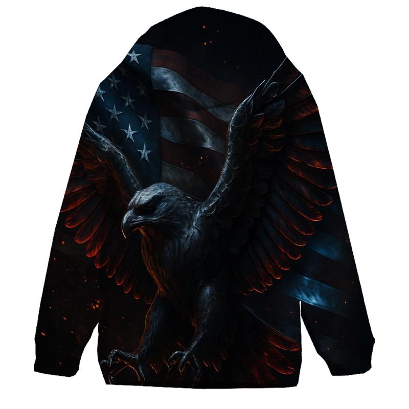 Iron Eagle Ember Flag pullover hoodies