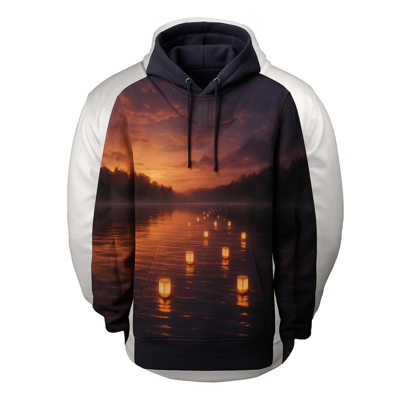 Lantern Lake Sundown heavyweight hoodies