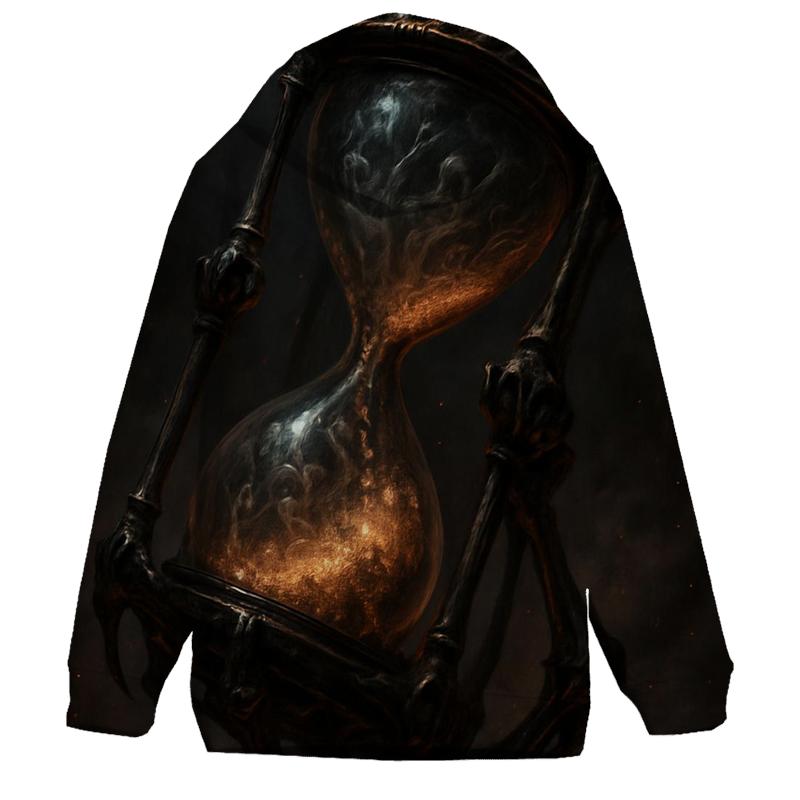 Hourglass Of Shattered Souls embroidered hoodies