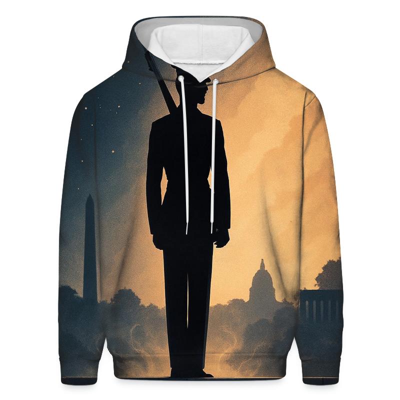 Silent Watch At The Wall printed hoodies