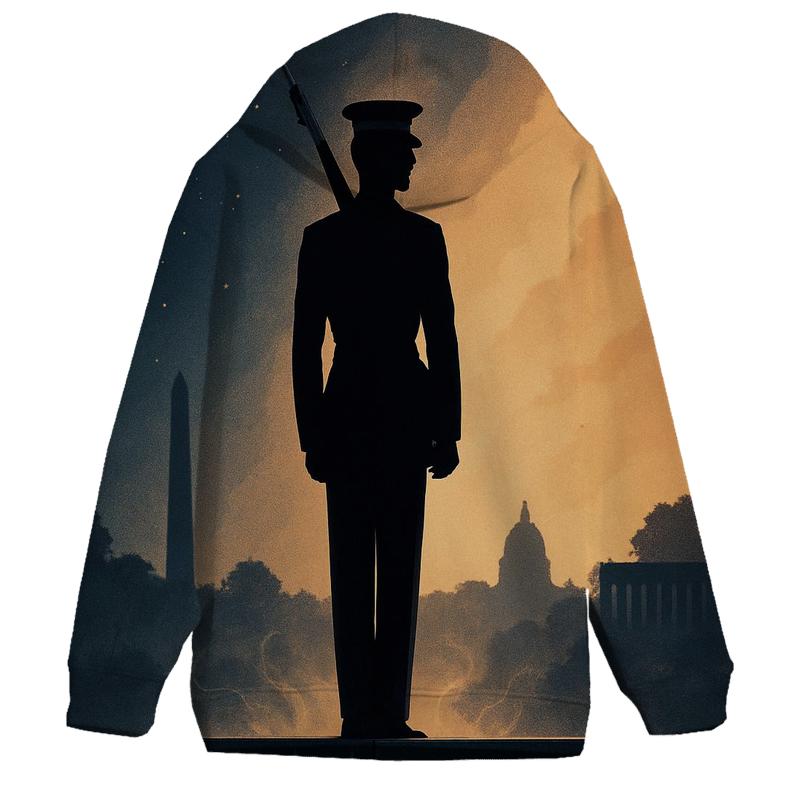 Silent Watch At The Wall printed hoodies