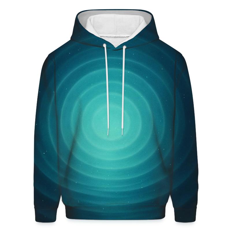 Starlit Ripple Gradient Lagoon pullover hoodies