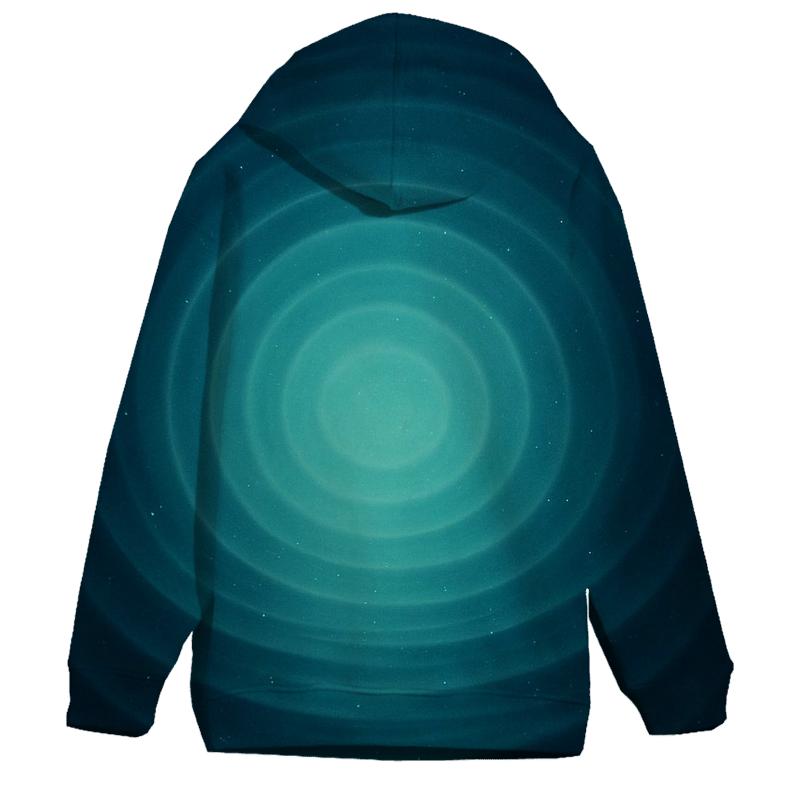 Starlit Ripple Gradient Lagoon pullover hoodies