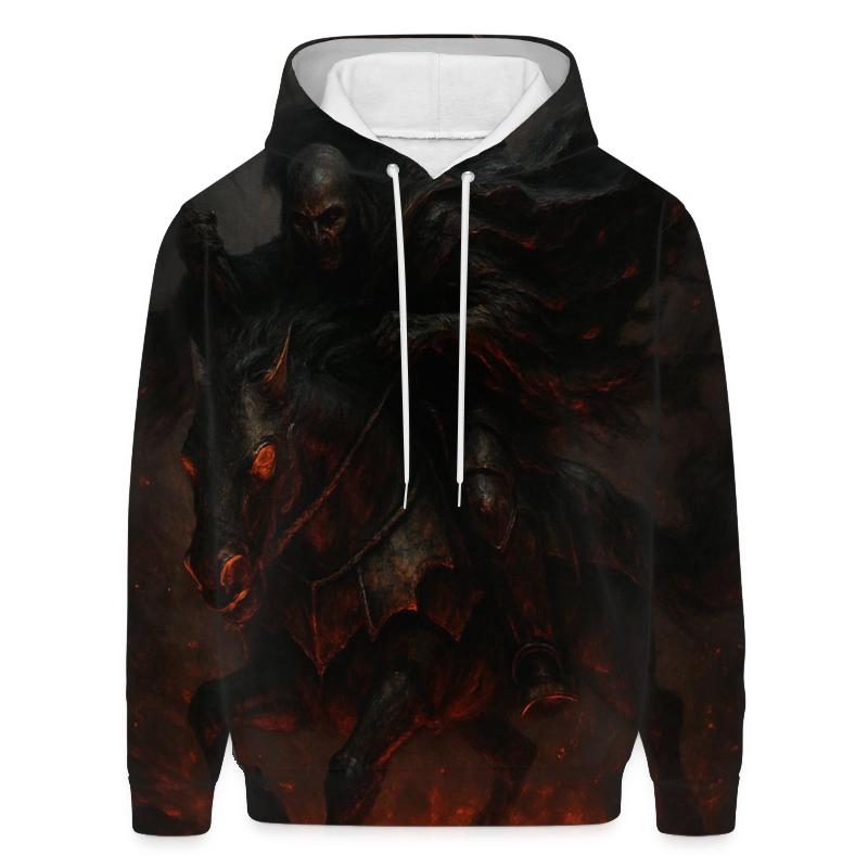 Infernal Rider Of The Wastes premium hoodies