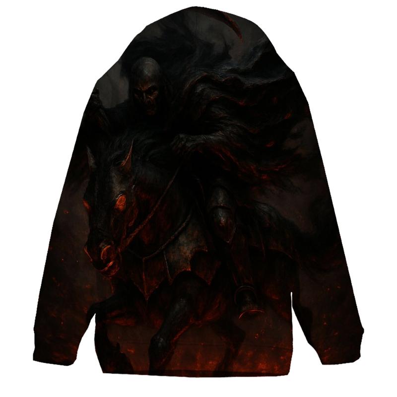 Infernal Rider Of The Wastes premium hoodies
