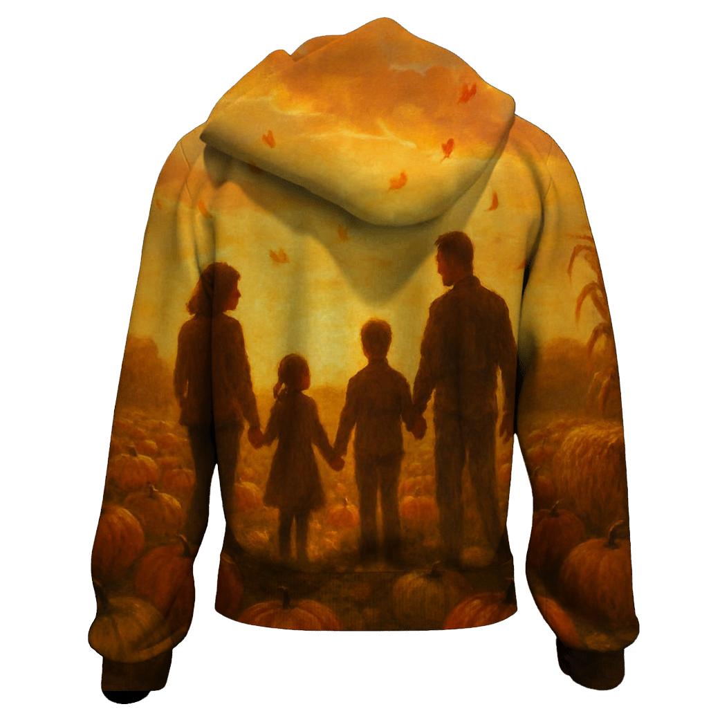 Pumpkin Patch Sunset Gratitude hoodie trends