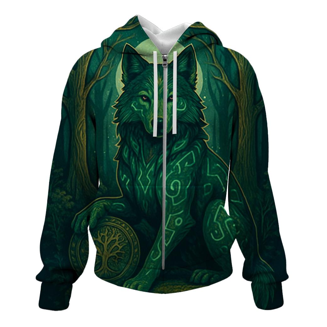 Runes Of The Forest Sentinel lightweight hoodies