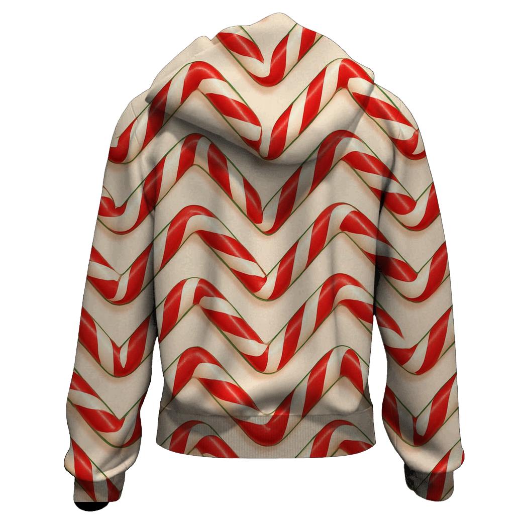 Candy Cane Chevron Parade hoodie designs