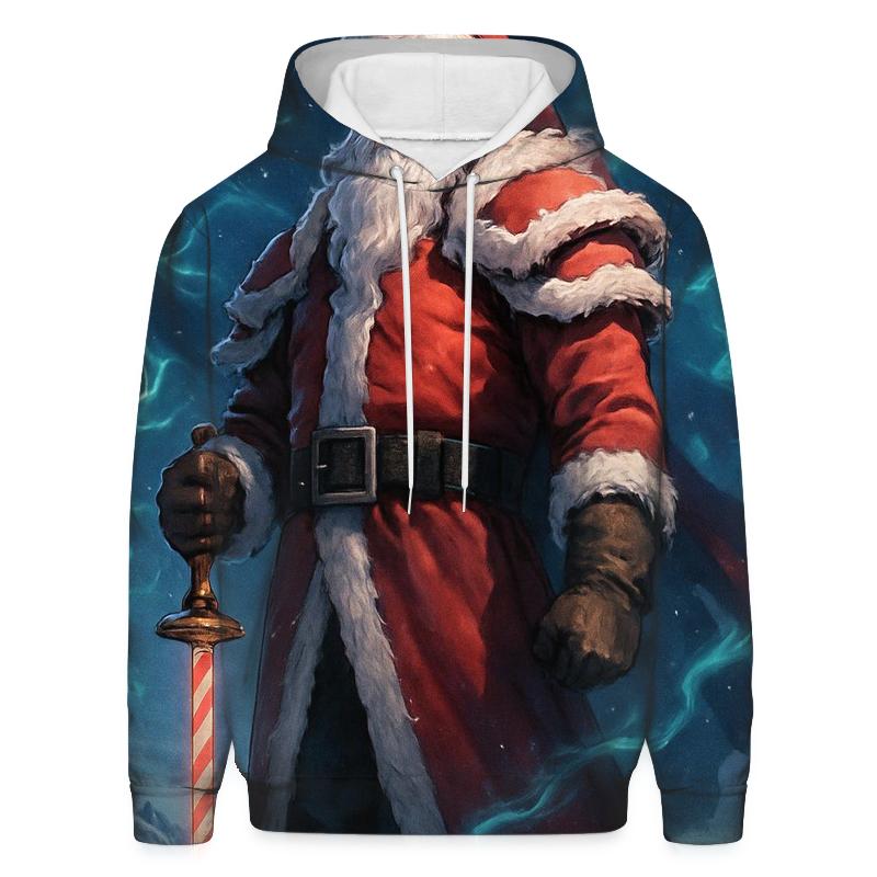 Arctic Samurai Santa Guardian hoodie trends