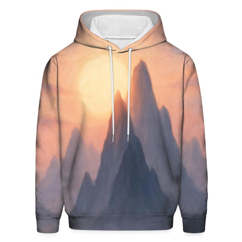 Mountain Halo Drift graphic hoodies