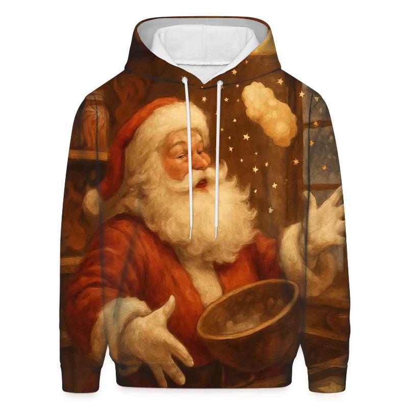 Midnight Kitchen Santa Baker graphic hoodies