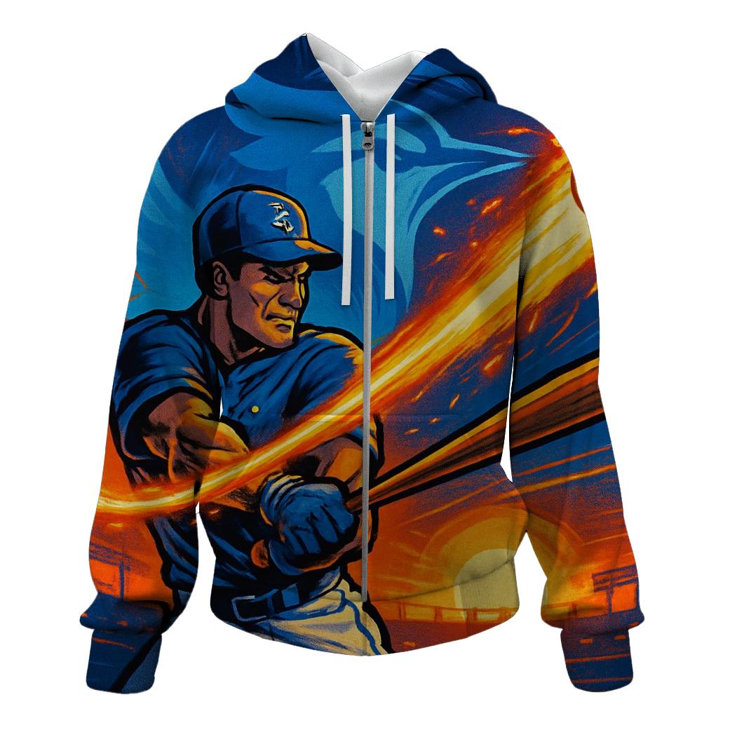 Solar Arc Slugger Blue Jays graphic hoodies