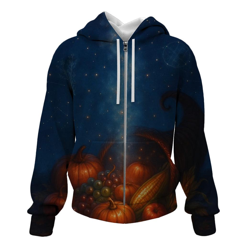 Cornucopia Of Starlit Blessings premium hoodies