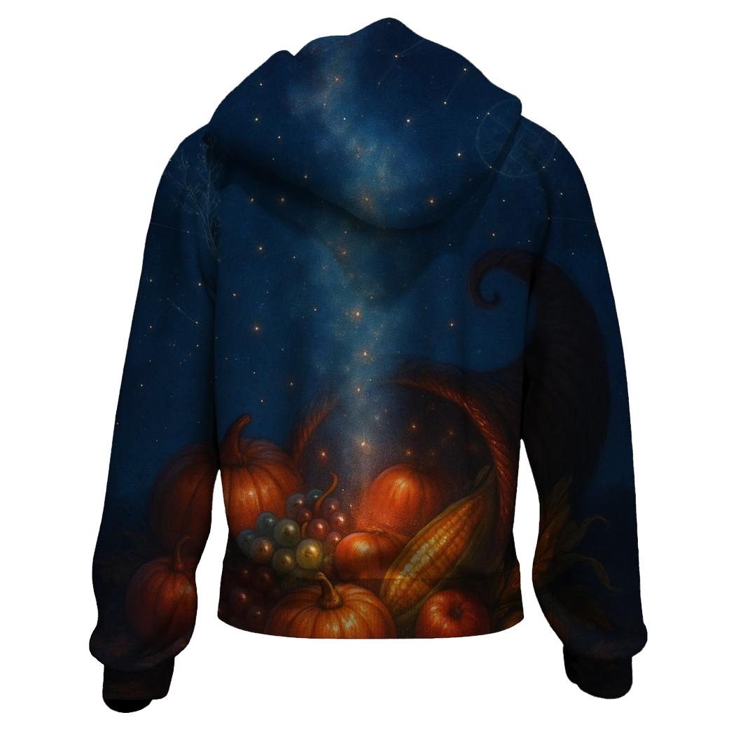 Cornucopia Of Starlit Blessings premium hoodies