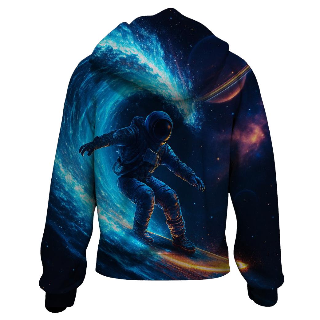 Astral Surfer On Solar Waves designer hoodies