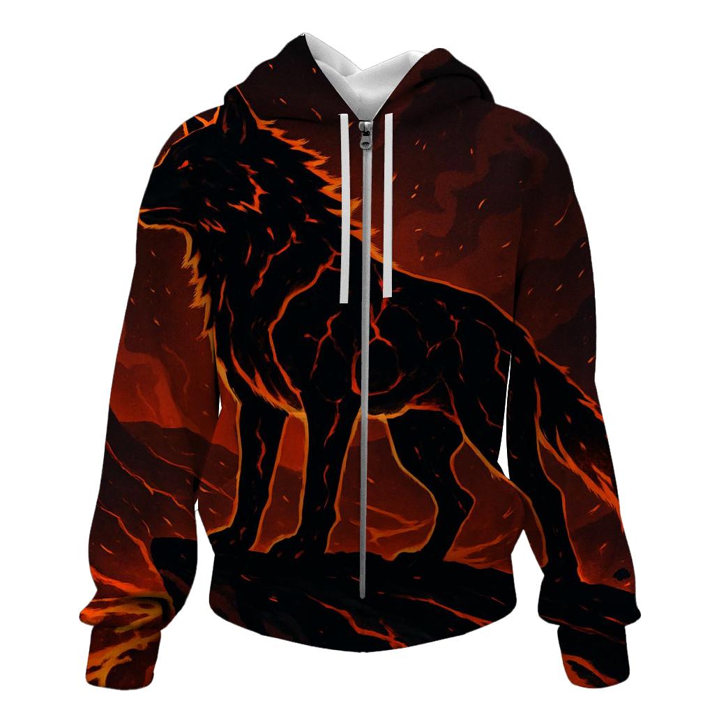 Volcanic Ember Alpha premium hoodies
