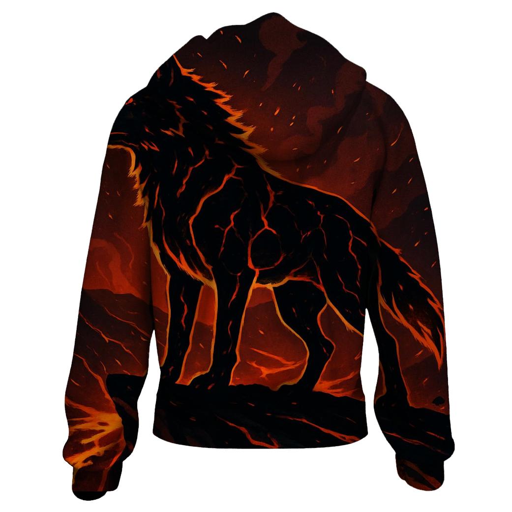 Volcanic Ember Alpha premium hoodies