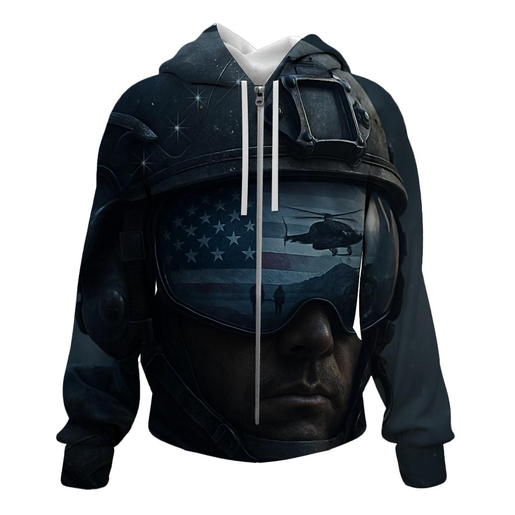 Stars Reflected In Steel graphic hoodies