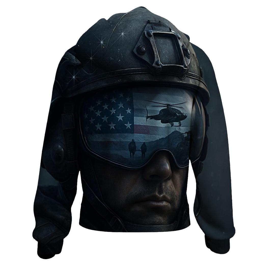 Stars Reflected In Steel graphic hoodies